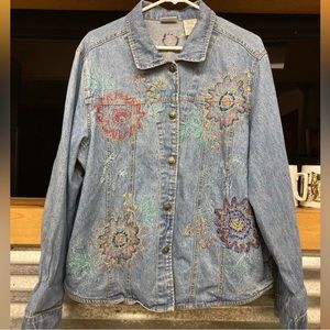 Embroidered Denim Jacket✨